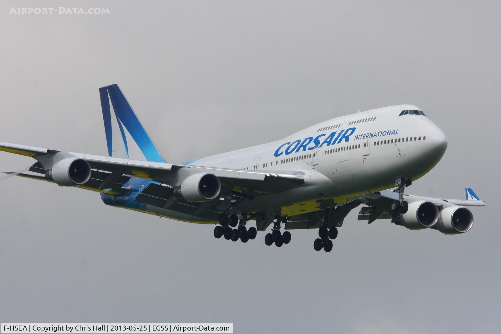 F-HSEA, 1992 Boeing 747-422 C/N 26877, in Corsair's new livery