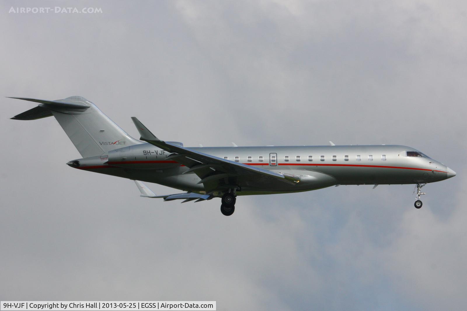 9H-VJF, 2012 Bombardier BD-700-1A10 Global 6000 C/N 9503, VistaJet