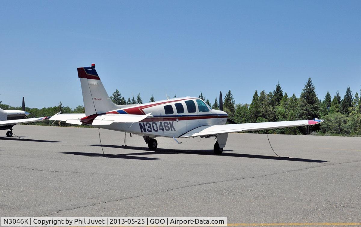 N3046K, 1987 Beech A36 Bonanza 36 C/N E-2362, Parked at GOO