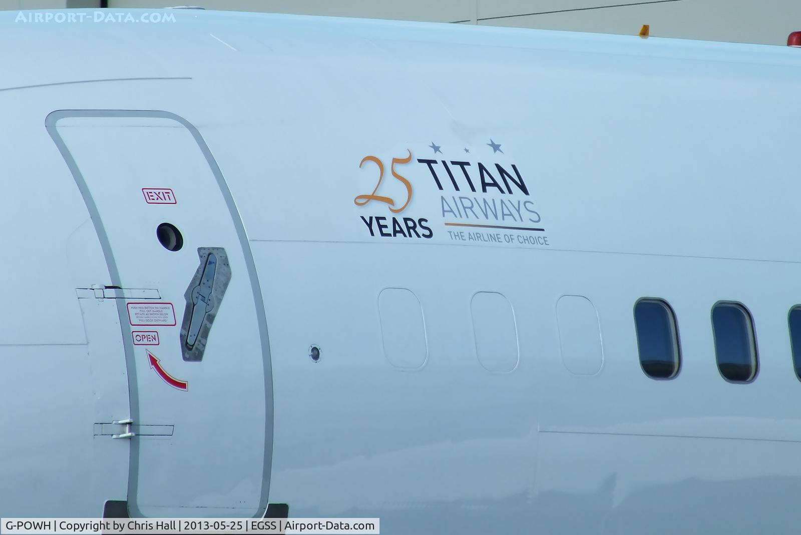 G-POWH, 2000 Boeing 757-256 C/N 29308, with 