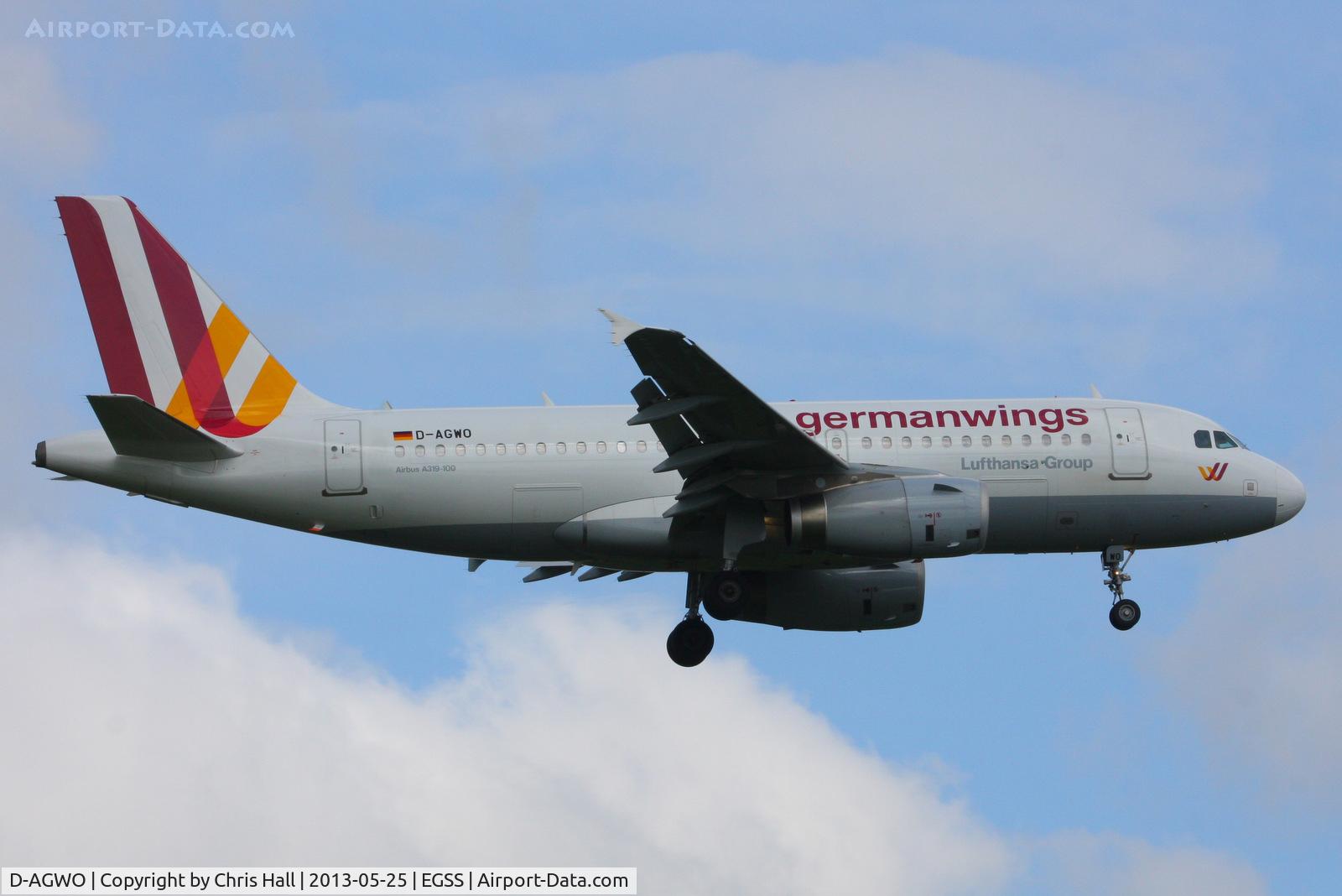 D-AGWO, 2009 Airbus A319-132 C/N 4166, Germanwings