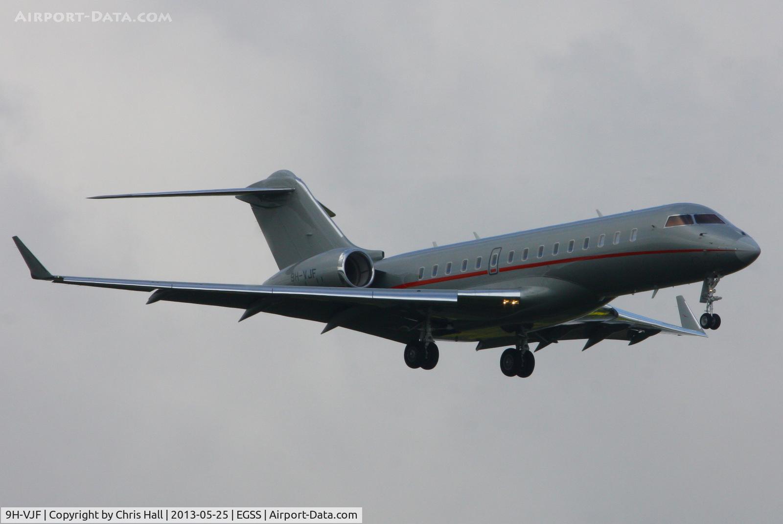 9H-VJF, 2012 Bombardier BD-700-1A10 Global 6000 C/N 9503, VistaJet