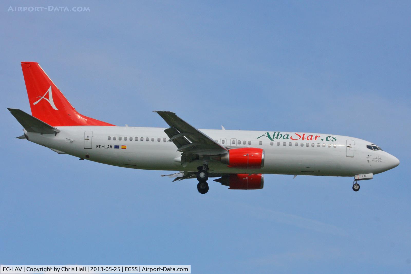 EC-LAV, 1989 Boeing 737-408 C/N 24352, Alba Star