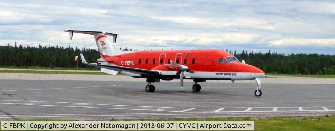 C-FBPK, 1993 Beech 1900D C/N UE-128, C-FBPK @ CYVC, Just got in from Collins Bay.
