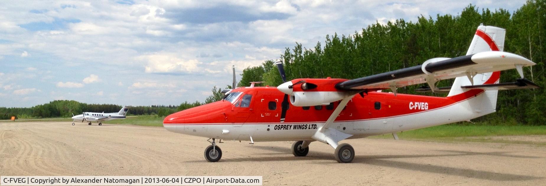 C-FVEG, 1969 De Havilland Canada DHC-6 Twin Otter 300 C/N 260, C-FVEG with C-GWWV at CZPO.