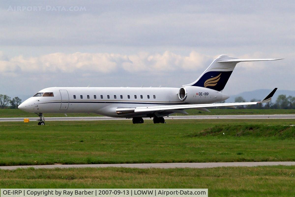 OE-IRP, 2001 Bombardier BD-700-1A10 Global Express XRS C/N 9106, Bombardier BD-700-1A10 Global Express [9106] (Amira Air) Vienna-Schwechat~OE 13/09/2007