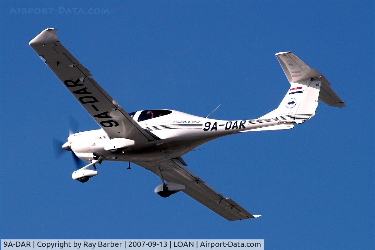 9A-DAR, Diamond DA-40-180 Diamond Star C/N 40.268, Diamond DA.40 Star [40.268] Weiner Neustadt-Ost~OE 13/09/2007