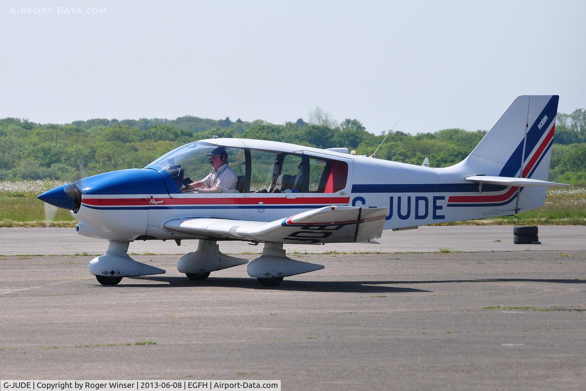 G-JUDE, 1988 Robin DR-400-180 Regent Regent C/N 1869, Visiting Robin Regent.