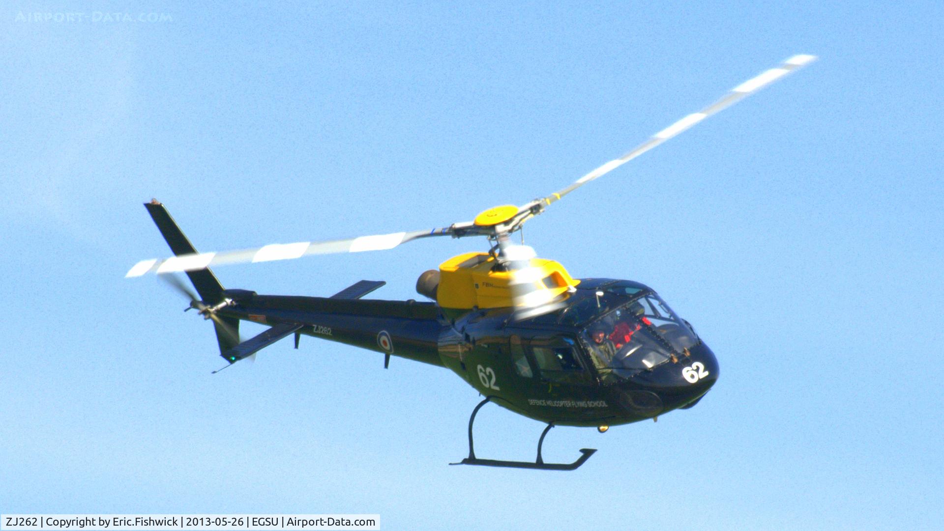 ZJ262, 1997 Eurocopter AS-350BB Squirrel HT1 Ecureuil C/N 2993, 43. ZJ262 at the IWM Spring Airshow, Duxford May 2013.
