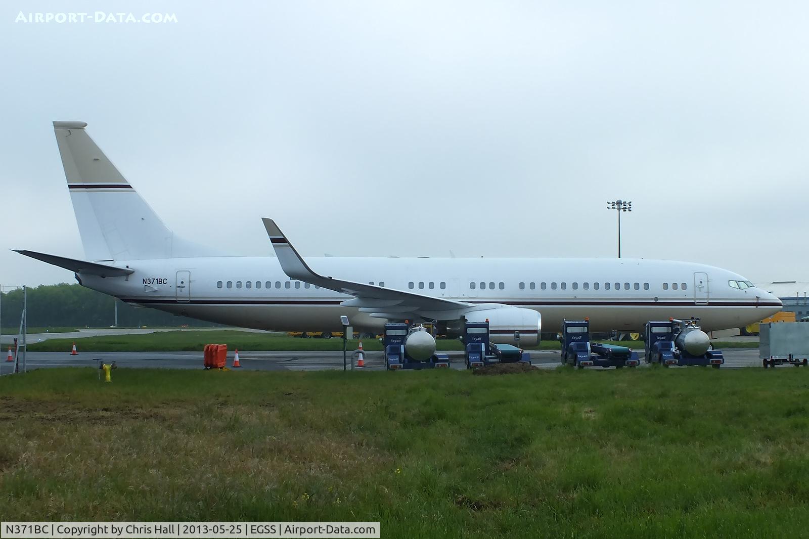 N371BC, 2001 Boeing 737-8EF/W BBJ C/N 32971, Mid East Jet