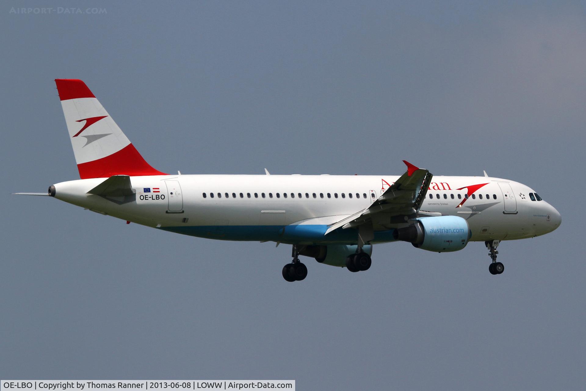 OE-LBO, 1998 Airbus A320-214 C/N 776, Austrian Airbus A320