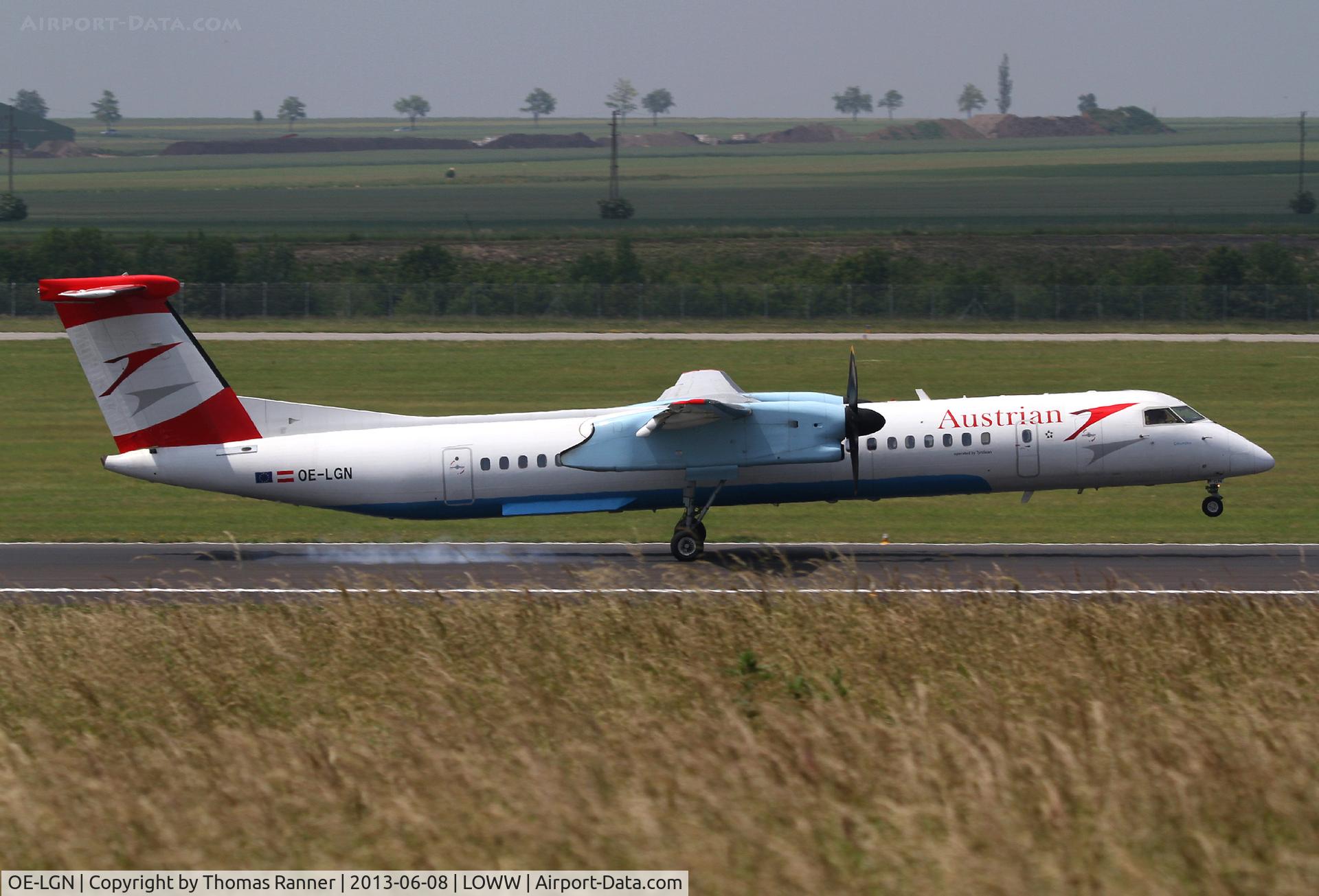 OE-LGN, 2010 De Havilland Canada DHC-8-402Q Dash 8 C/N 4326, Austrian DHC-8