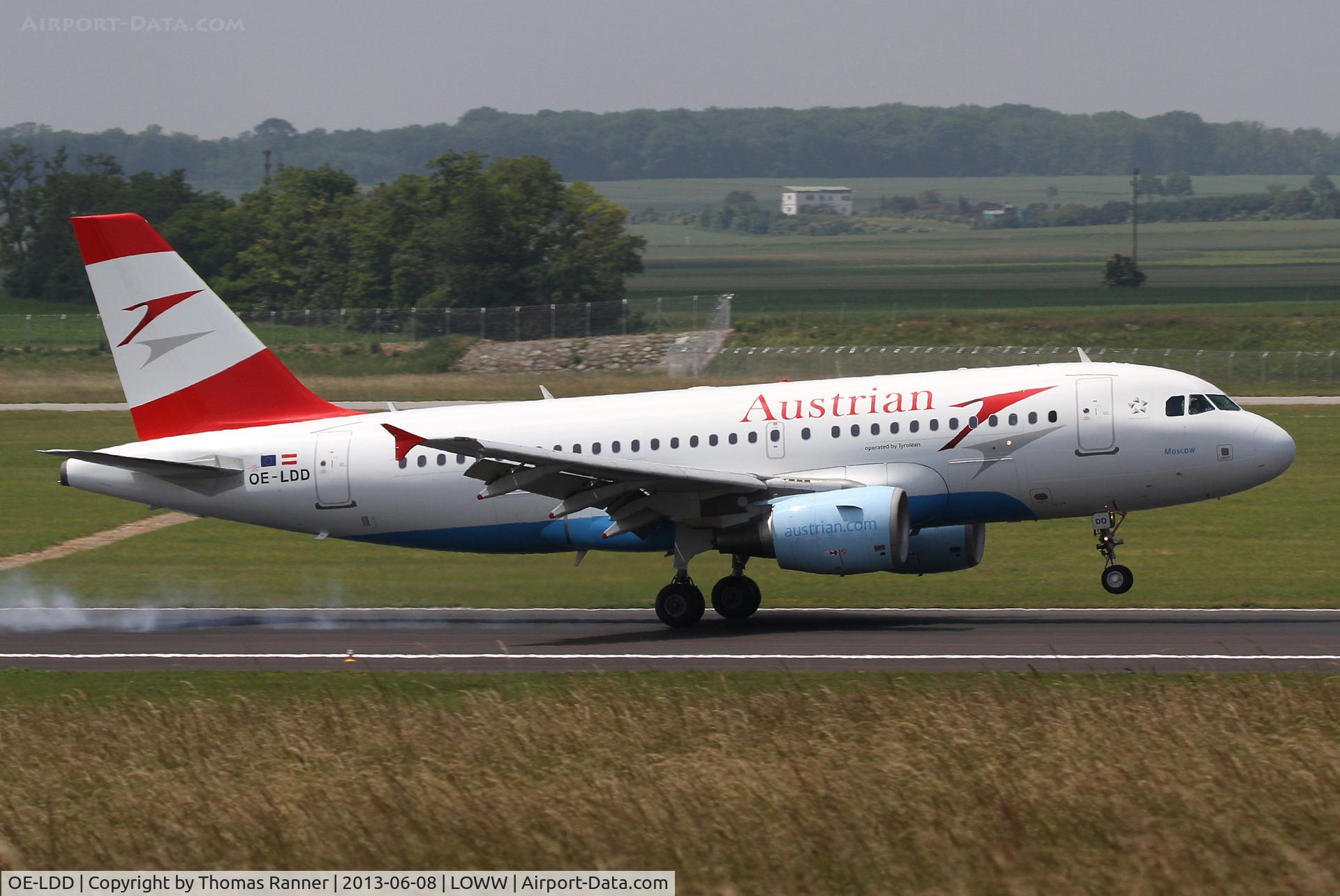 OE-LDD, 2005 Airbus A319-112 C/N 2416, Austrian Airbus A319