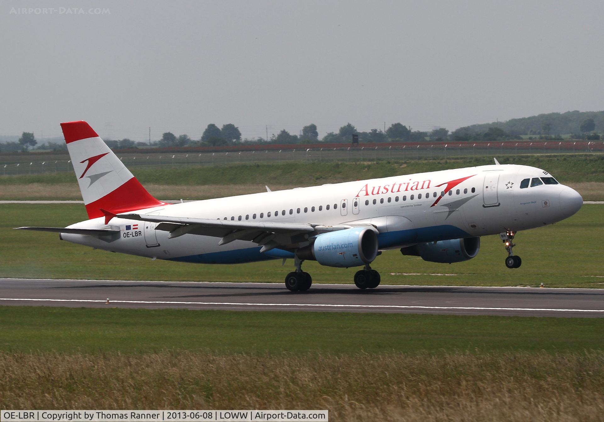 OE-LBR, 2000 Airbus A320-214 C/N 1150, Austrian Airbus A320