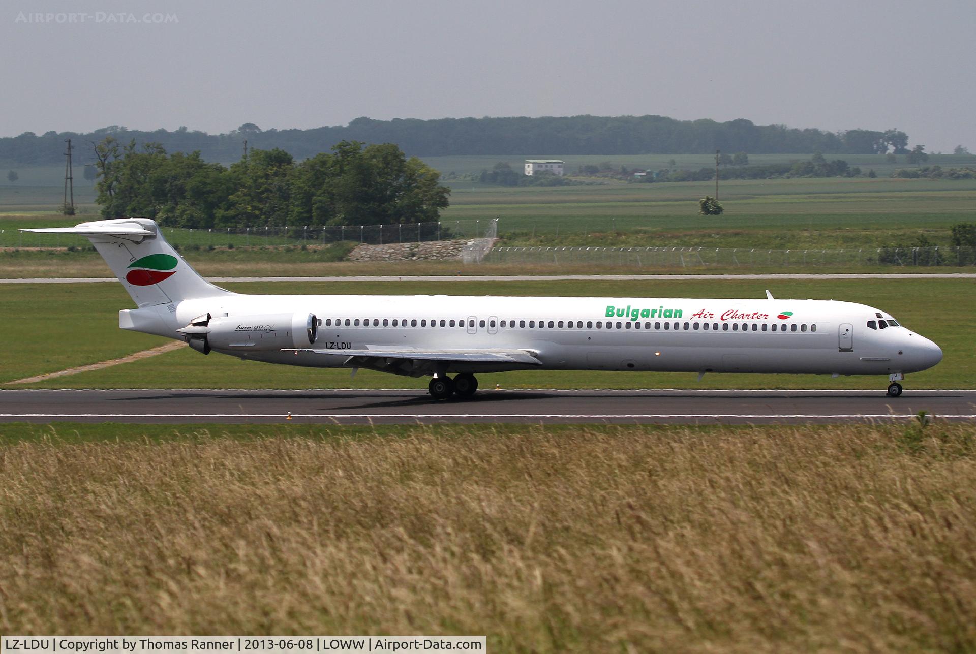 LZ-LDU, 1992 McDonnell Douglas MD-82 (DC-9-82) C/N 53204, Bulgarian Air Charter MD-82