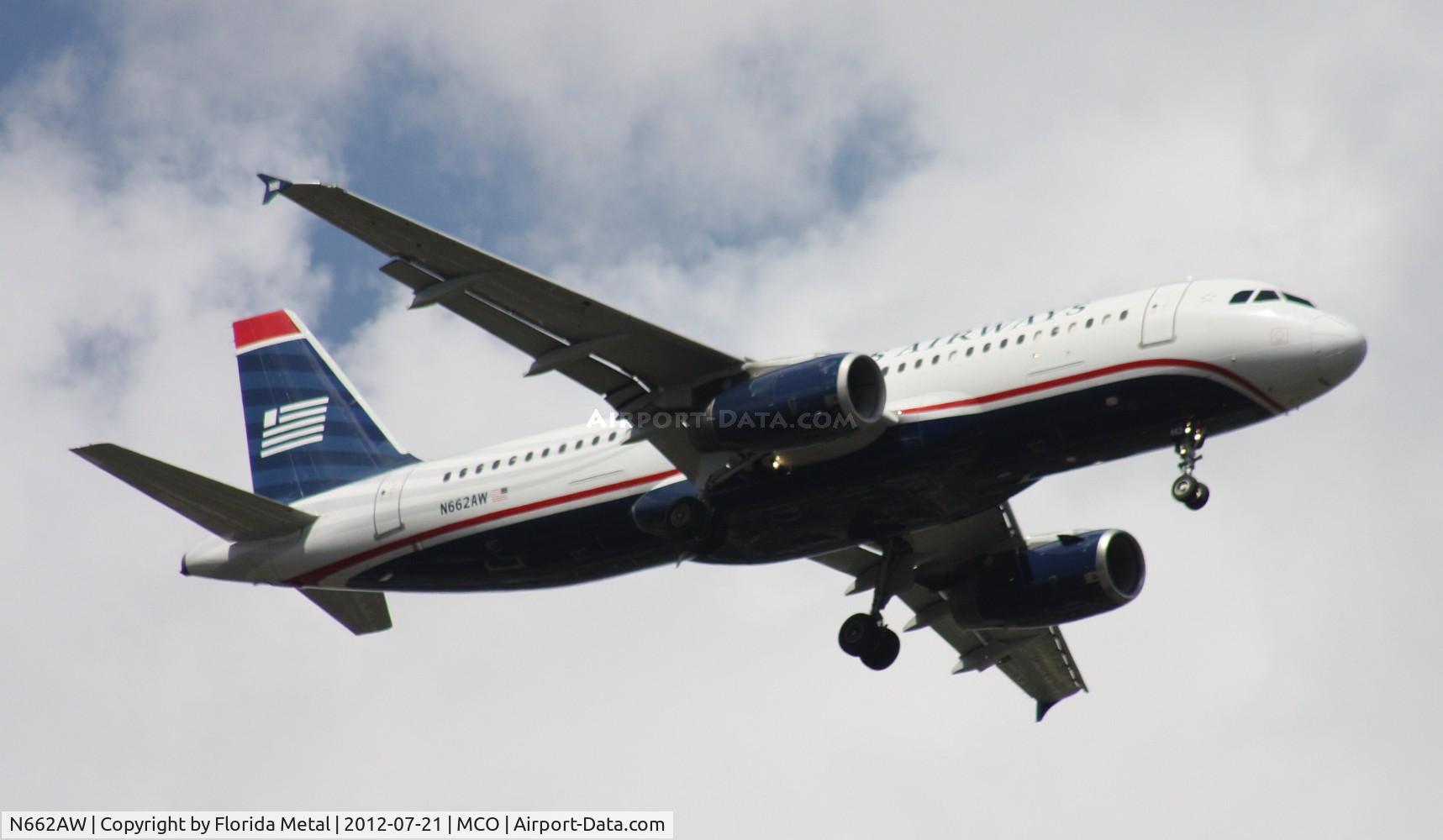 N662AW, 2000 Airbus A320-232 C/N 1274, US Airways A320