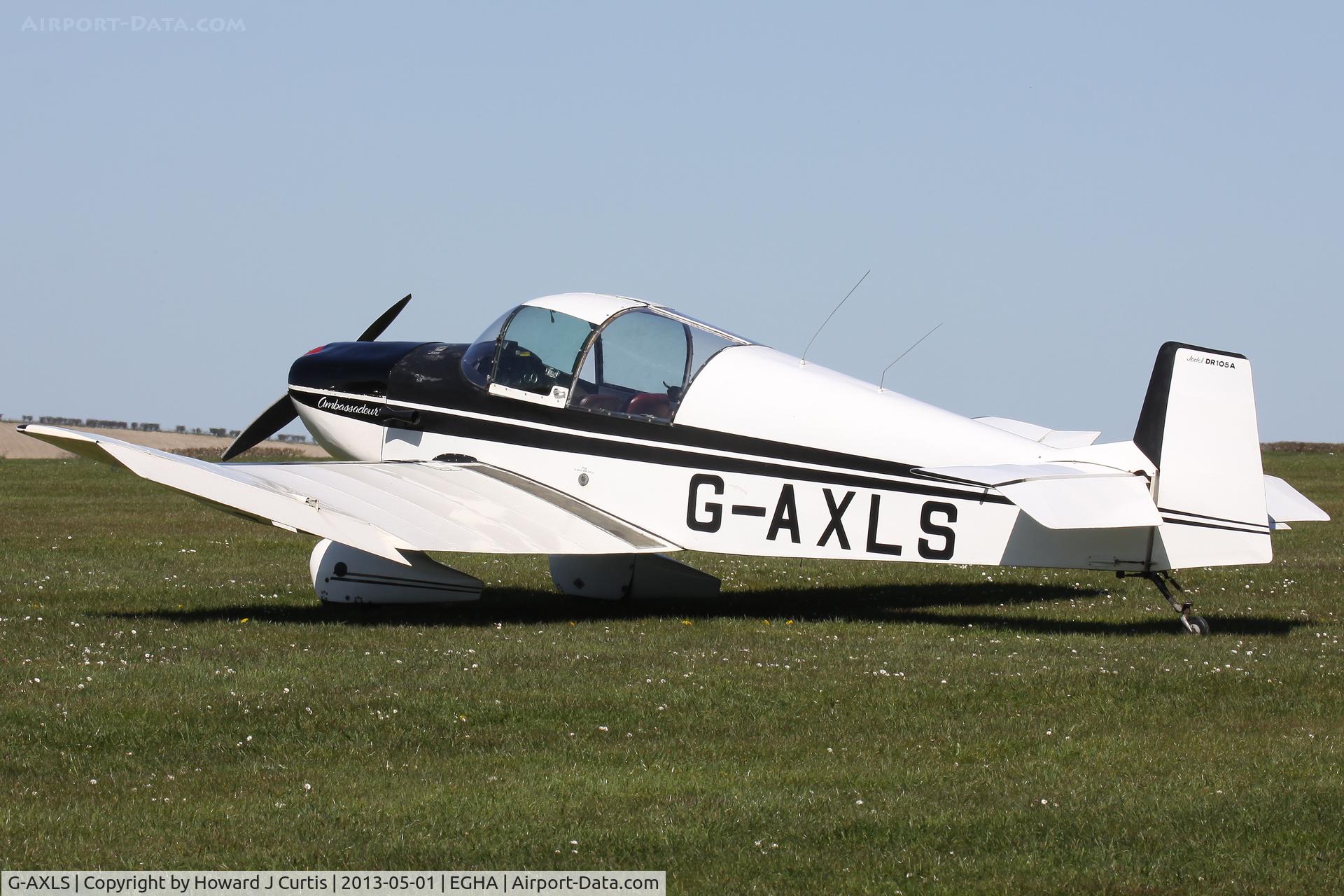 G-AXLS, 1959 Jodel DR-105A Ambassadeur C/N 86, Privately owned.