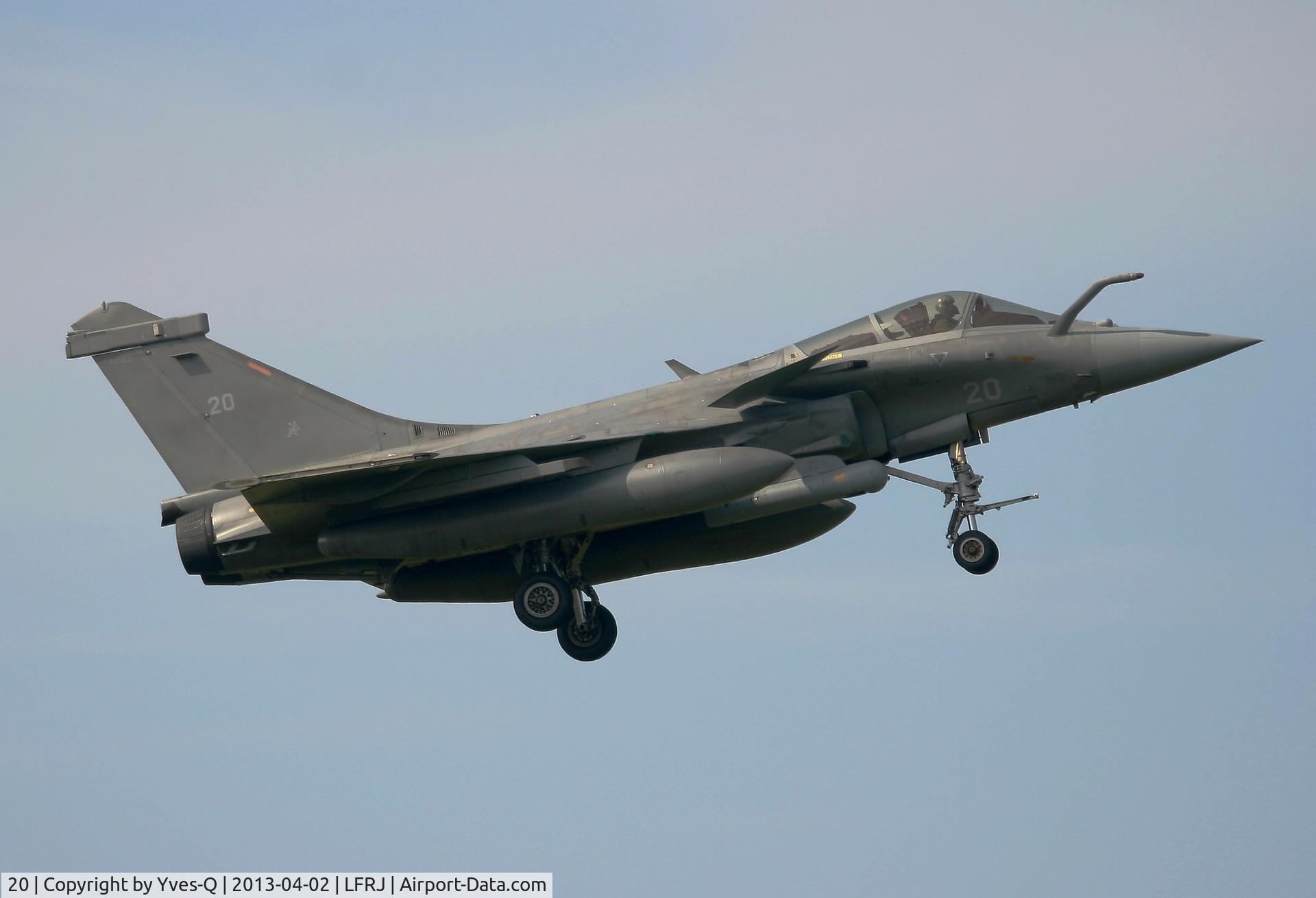 20, Dassault Rafale M C/N 20, French Naval Aviation Dassault Rafale M, Landivisiau Naval Air Base (LFRJ)