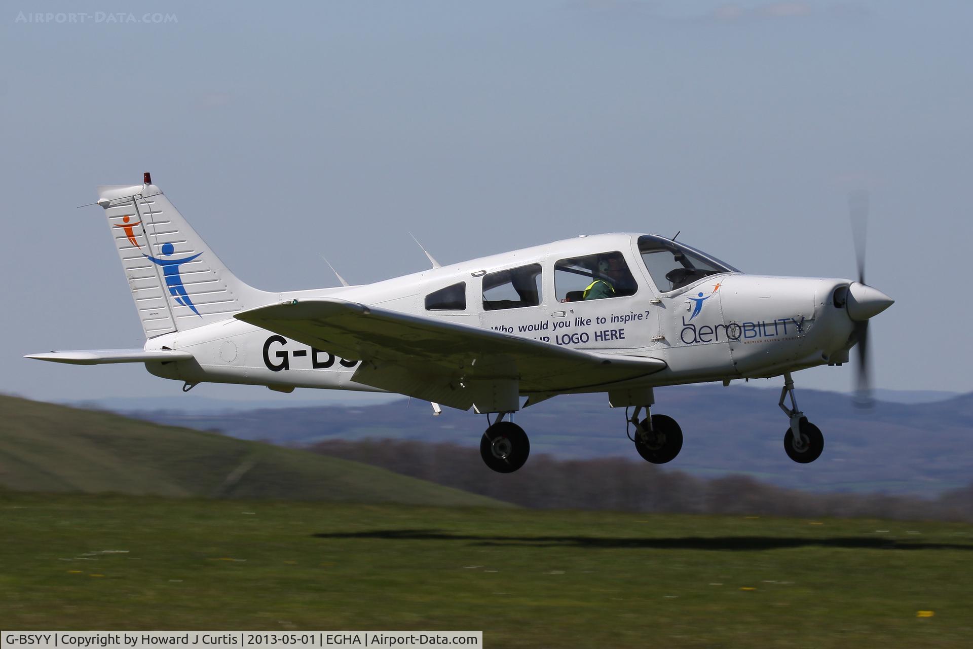 G-BSYY, 1986 Piper PA-28-161 Cherokee Warrior II C/N 2816009, Privately owned.
