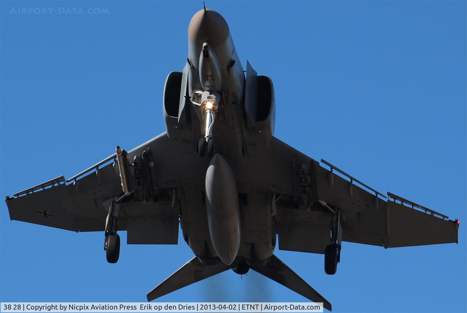 38 28, 1972 McDonnell Douglas F-4F Phantom II C/N 4689, 3828 while attempting to blow us from our stepladders!