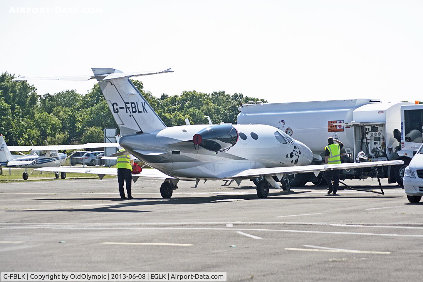 G-FBLK, 2007 Cessna 510 Citation Mustang Citation Mustang C/N 510-0027, Fuelling pre-departure RW07