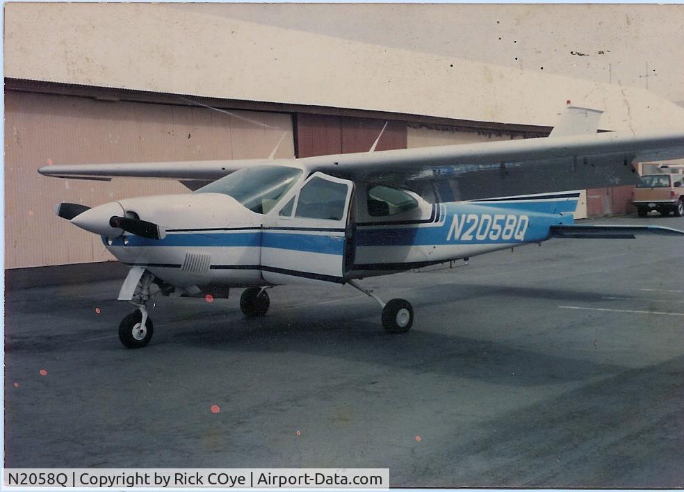 N2058Q, 1973 Cessna 177RG Cardinal C/N 177RG0458, repeat photo . Date correction. Last cross country flight I made in this plane was 7-10 -2003 thru 7-13-2003 Oceanside ca. to Gunnison CO and return .