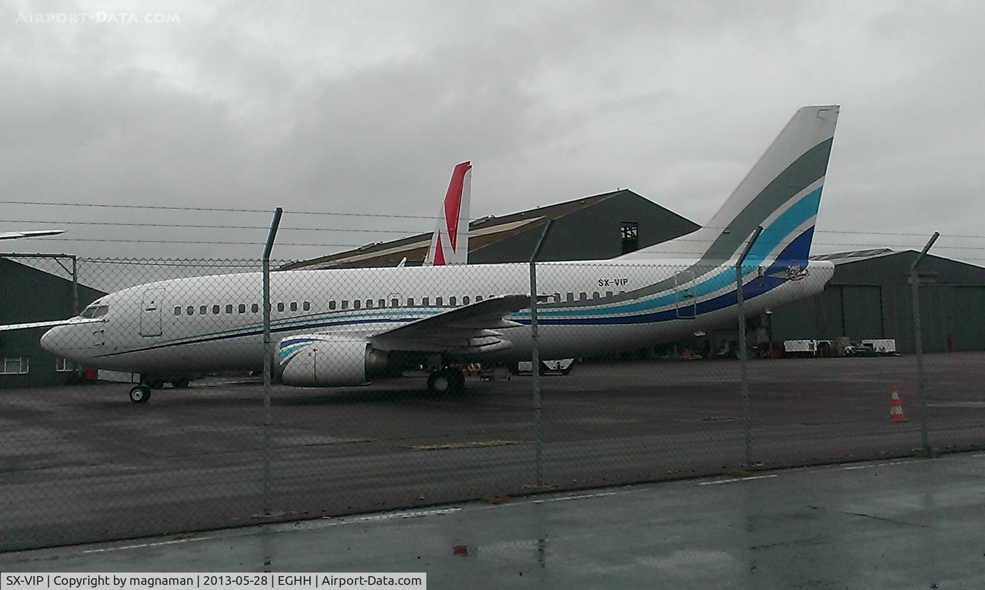 SX-VIP, 1990 Boeing 737-3Y0 C/N 24680, Another 737 awaiting service at European