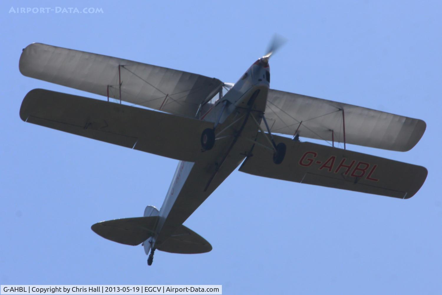 G-AHBL, 1936 De Havilland DH.87B Hornet Moth C/N 8135, at the Vintage Aircraft flyin