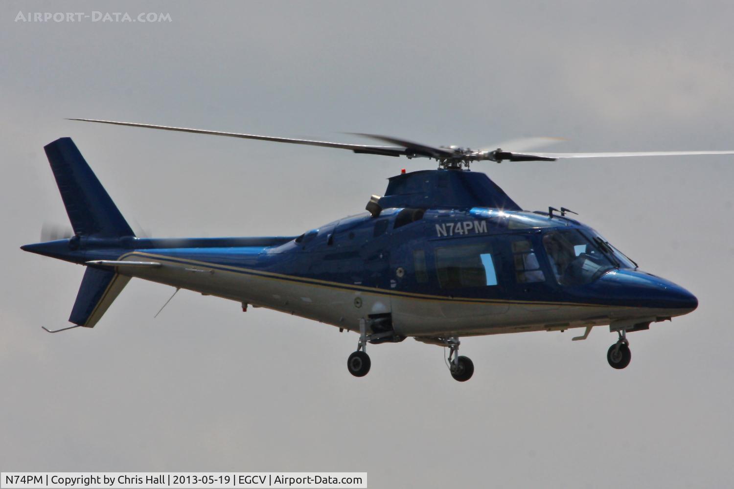 N74PM, 1992 Agusta A-109C C/N 7636, Sleap resident