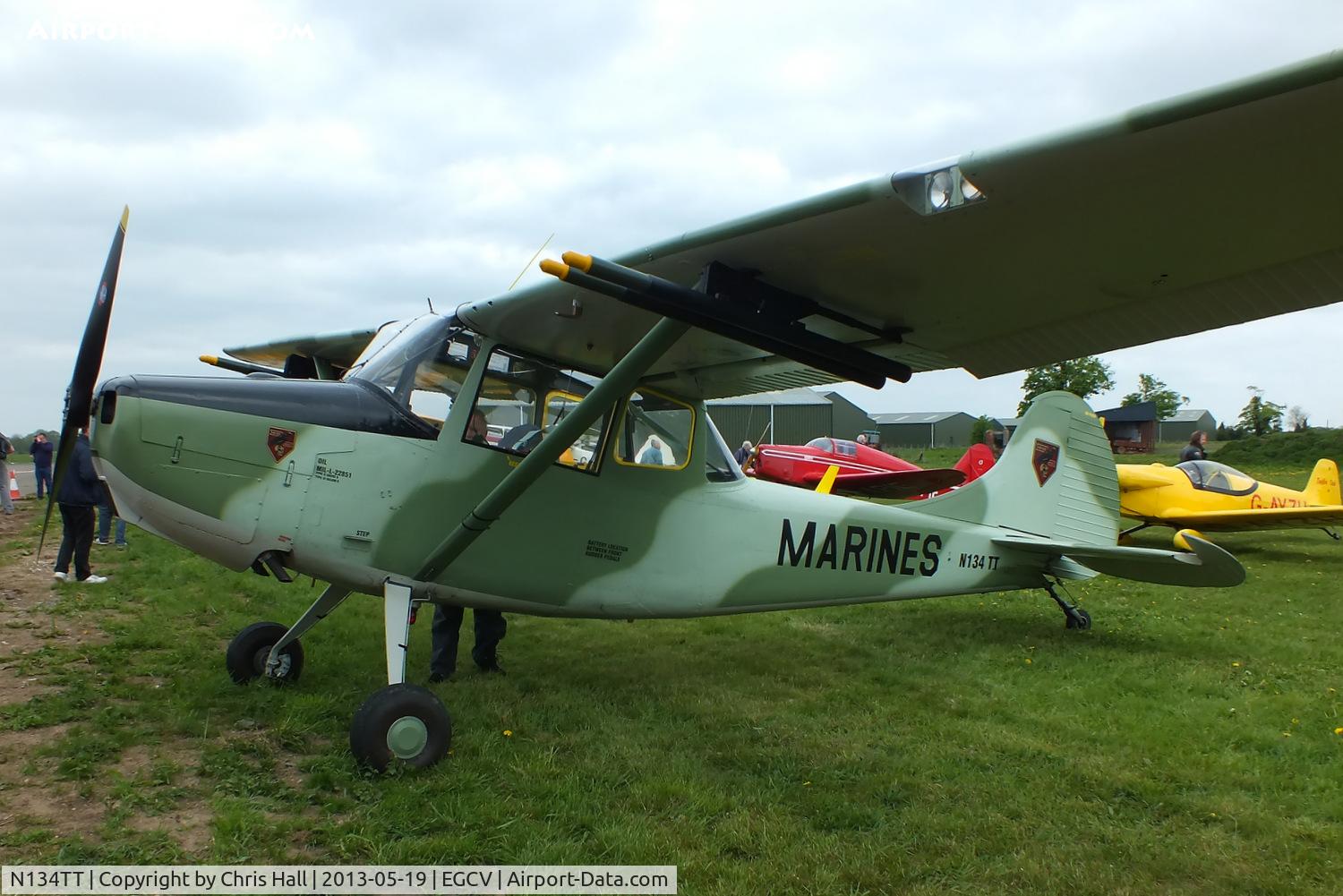 N134TT, 1957 Cessna 305C (0-1E) C/N 24541, at the Vintage Aircraft flyin