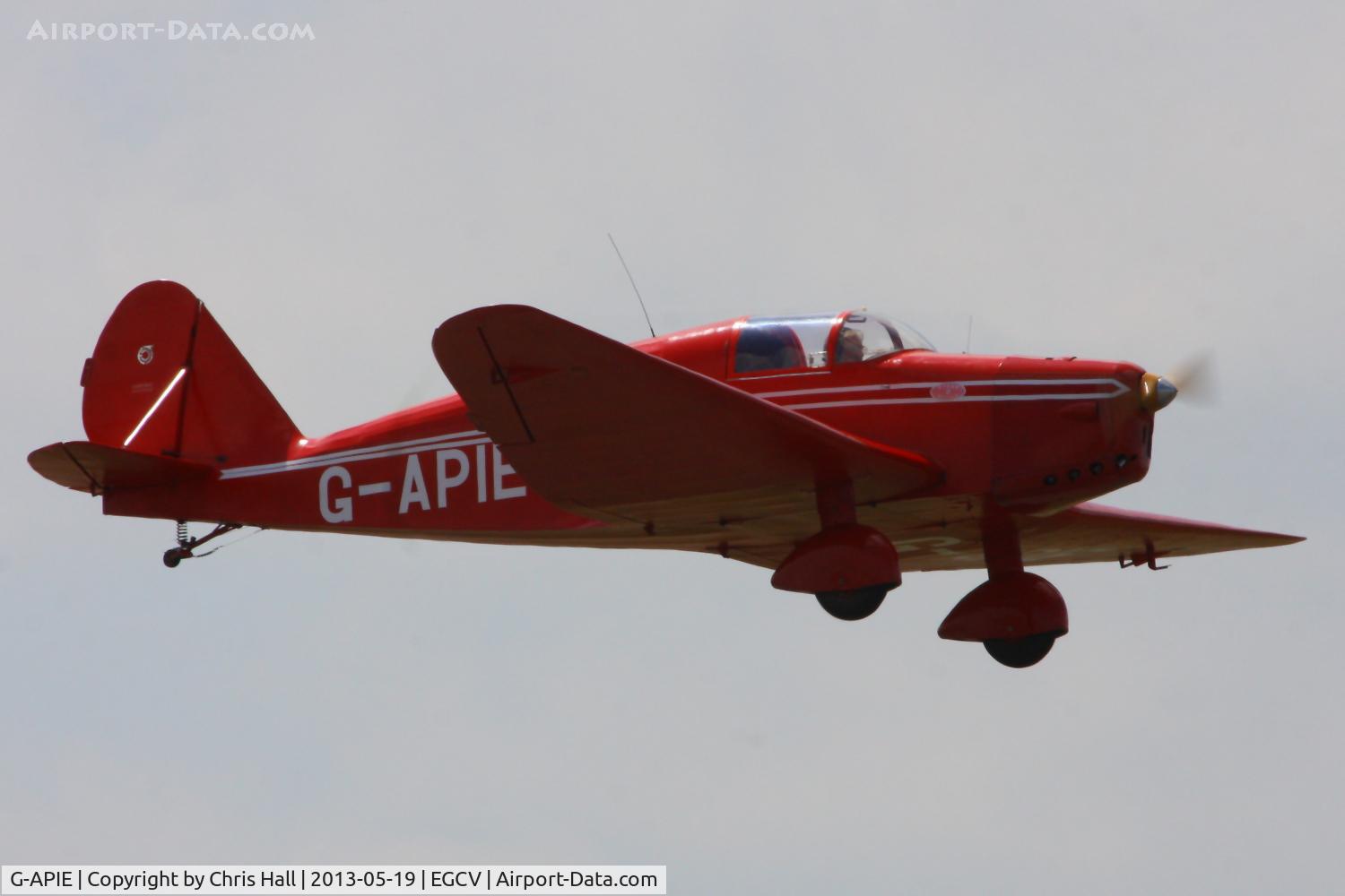 G-APIE, 1958 Tipsy Belfair C/N 535, at the Vintage Aircraft flyin