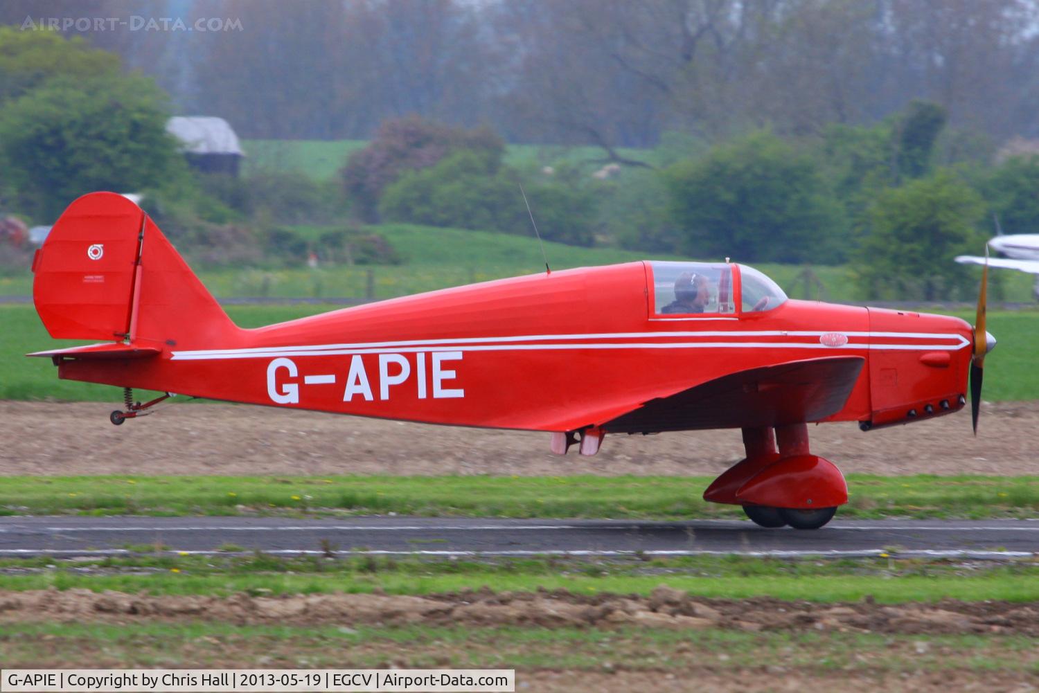 G-APIE, 1958 Tipsy Belfair C/N 535, at the Vintage Aircraft flyin