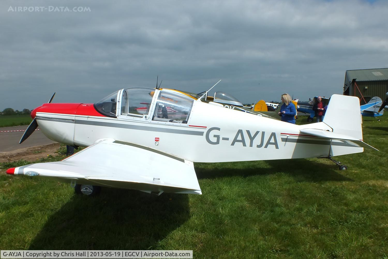 G-AYJA, 1960 SAN Jodel DR-1050 Ambassadeur C/N 150, at the Vintage Aircraft flyin