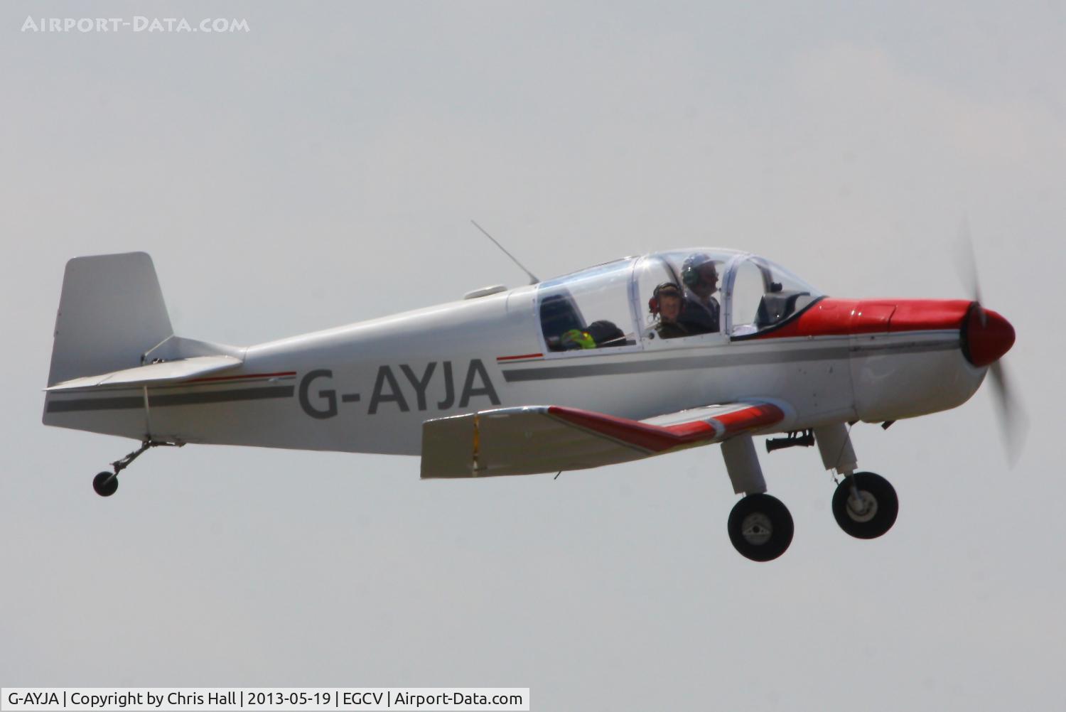G-AYJA, 1960 SAN Jodel DR-1050 Ambassadeur C/N 150, at the Vintage Aircraft flyin
