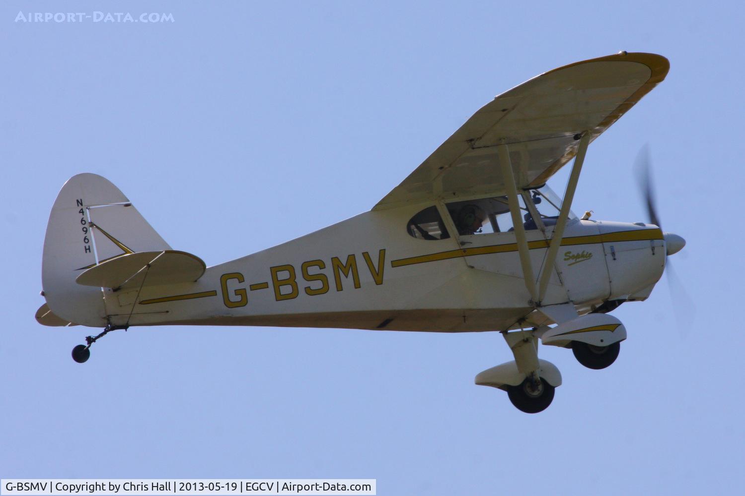 G-BSMV, 1948 Piper PA-17 Vagabond C/N 17-94, at the Vintage Aircraft flyin