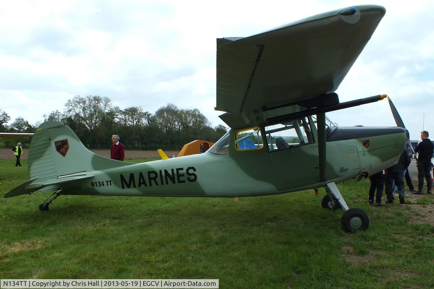 N134TT, 1957 Cessna 305C (0-1E) C/N 24541, at the Vintage Aircraft flyin