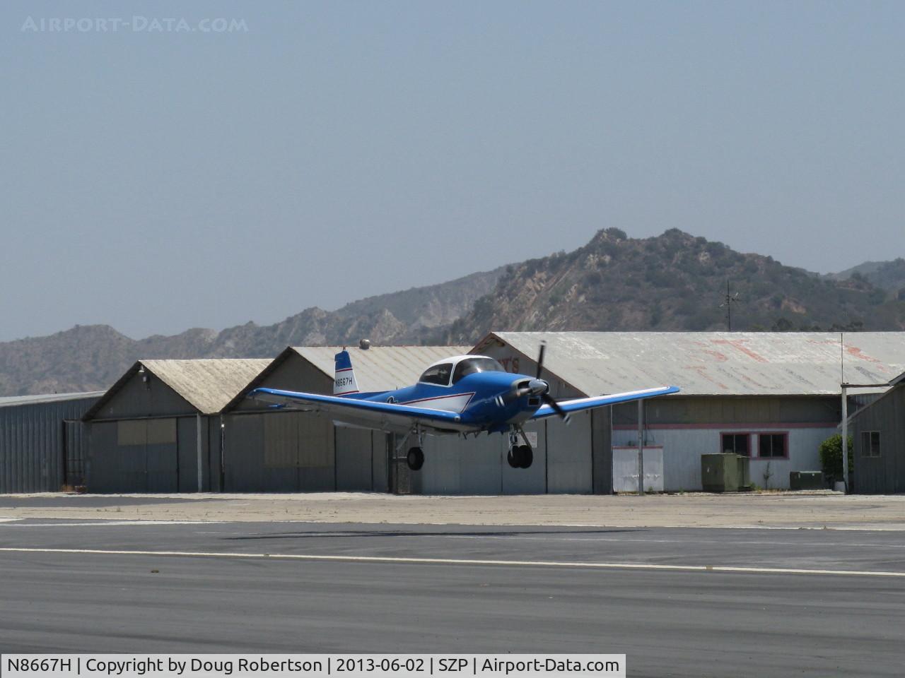 N8667H, 1947 North American Navion C/N NAV-4-667, 1947 North American NAVION, Continental IO-520 285 Hp upgrade, Young Eagles Flight, landing Rwy 22