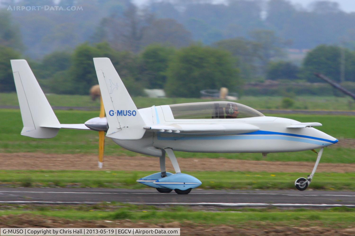 G-MUSO, 1988 Rutan Long-EZ C/N PFA 074A-10590, Sleap resident