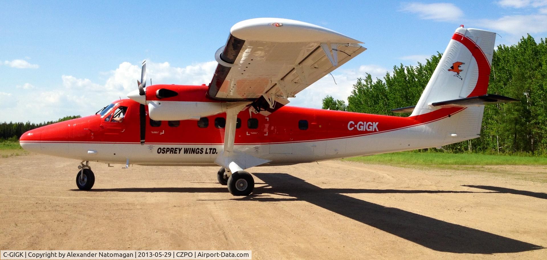C-GIGK, 1976 De Havilland Canada DHC-6-300 Twin Otter C/N 492, C-GIGK @ CZPO