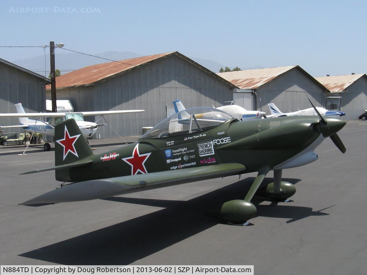 N884TD, Vans RV-4 C/N 4314, 2009 Deley VAN's RV-4, a flying billboard of sorts