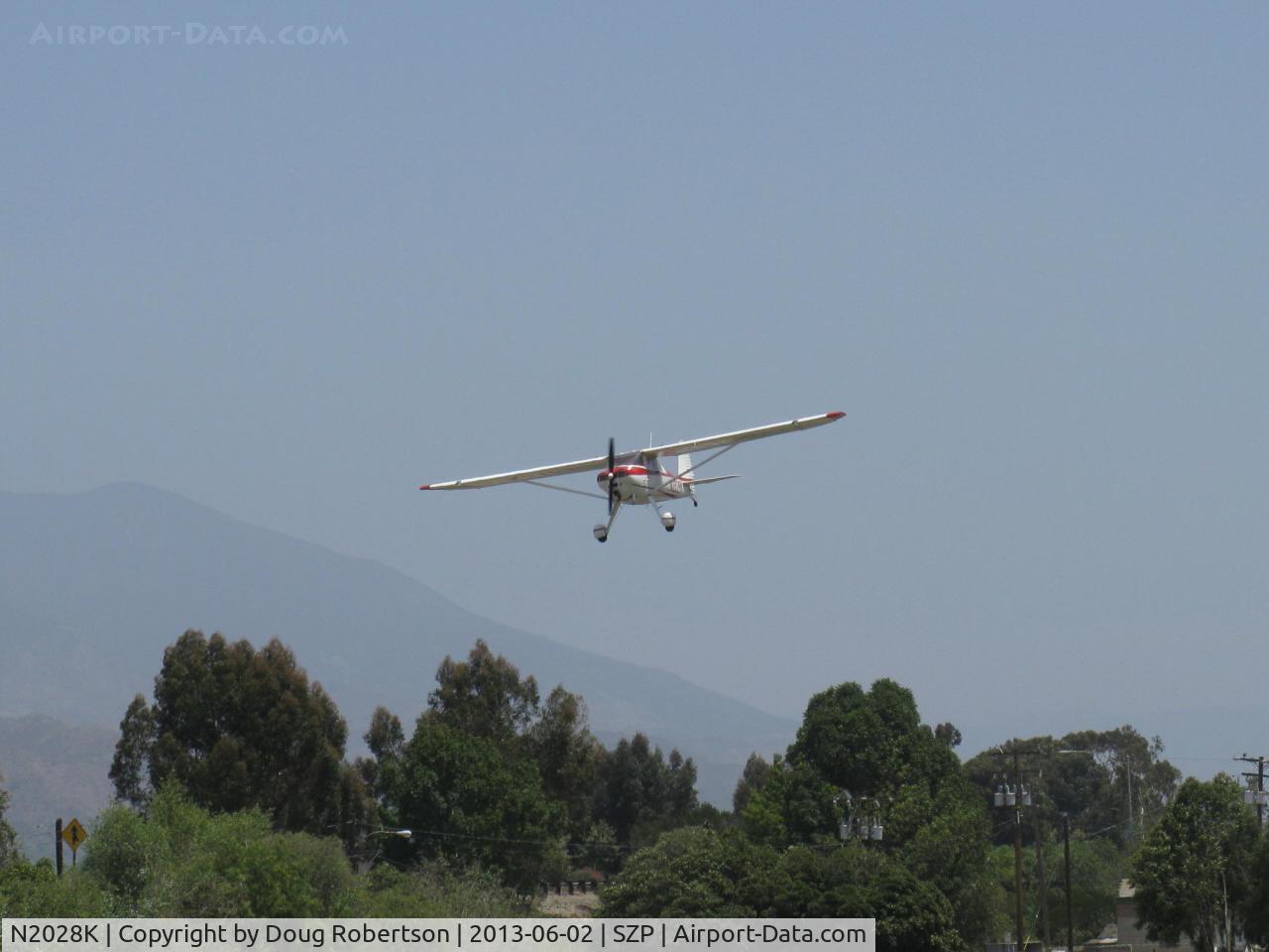 N2028K, 1947 Luscombe 8E Silvaire C/N 4755, 1947 Luscombe 8E SILVAIRE, Continental C85 85 Hp, on final Rwy 22