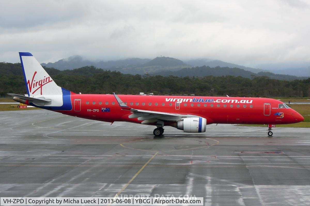 VH-ZPD, 2008 Embraer 190AR (ERJ-190-100IGW) C/N 19000176, Coolangatta