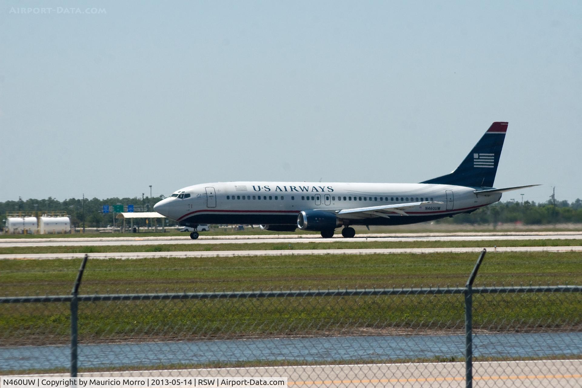 N460UW, 1991 Boeing 737-4B7 C/N 25024, Taking off RWY 6