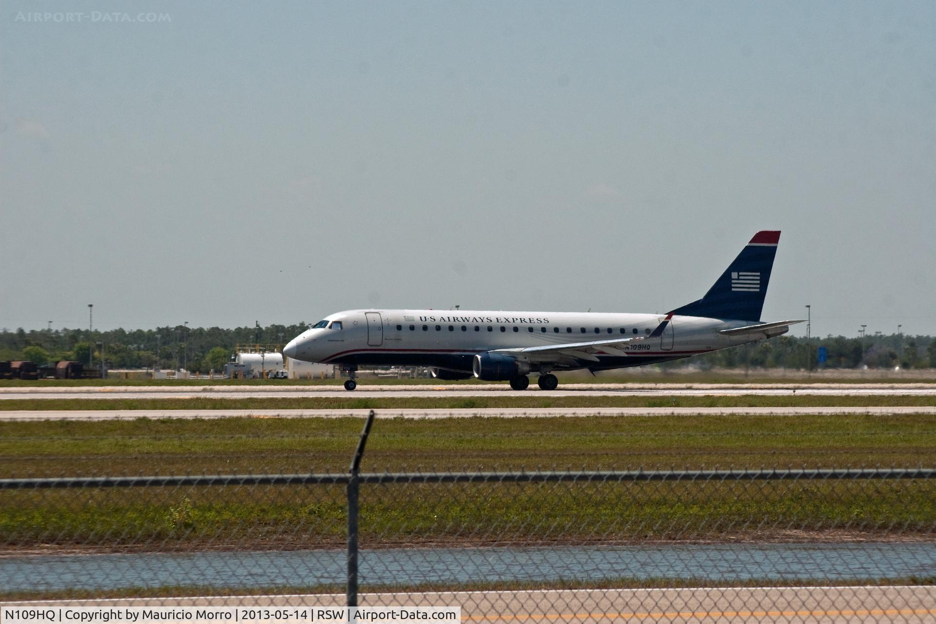 N109HQ, 2007 Embraer 175LR (ERJ-170-200LR) C/N 17000168, Taking off RWY 6