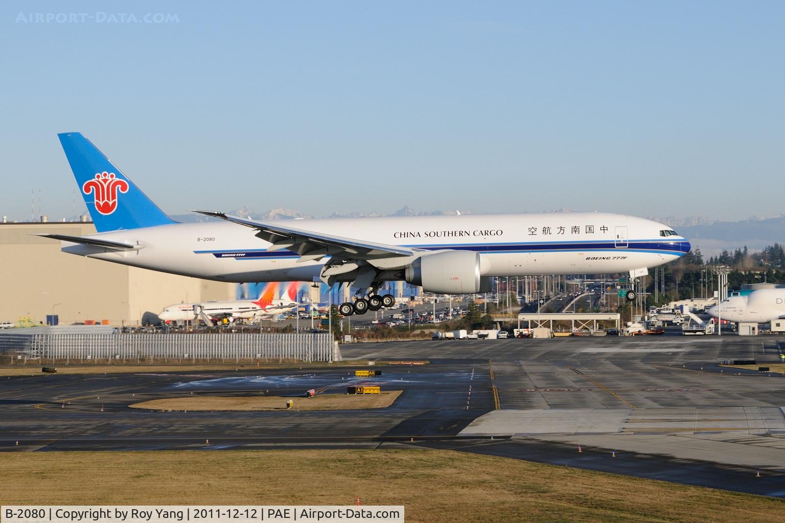 B-2080, 2011 Boeing 777-F1B C/N 37314, China Southern Cargo 777 Return from Flight Test