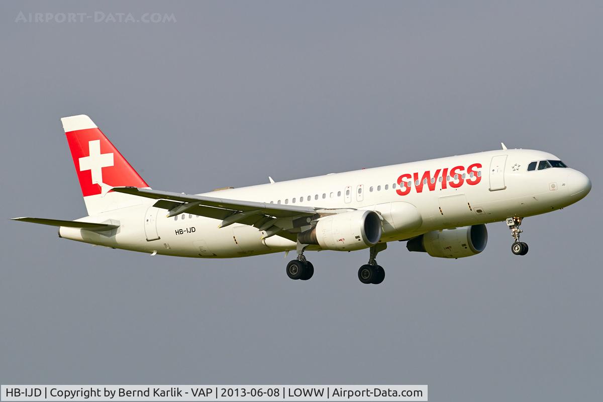 HB-IJD, 1995 Airbus A320-214 C/N 553, Rwy 34