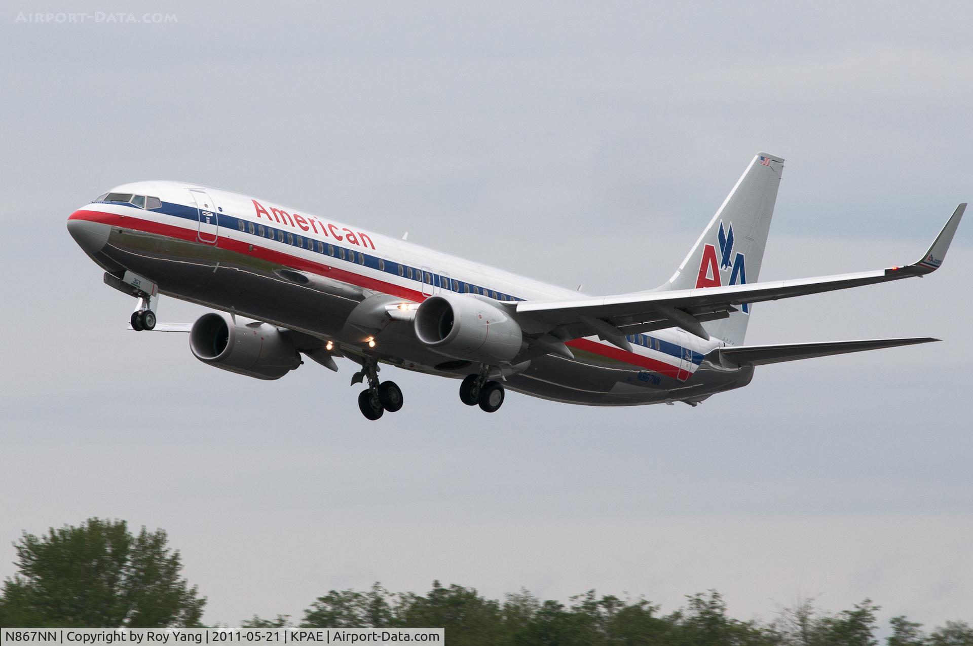 N867NN, 2011 Boeing 737-823 C/N 40762, American Airlines B737