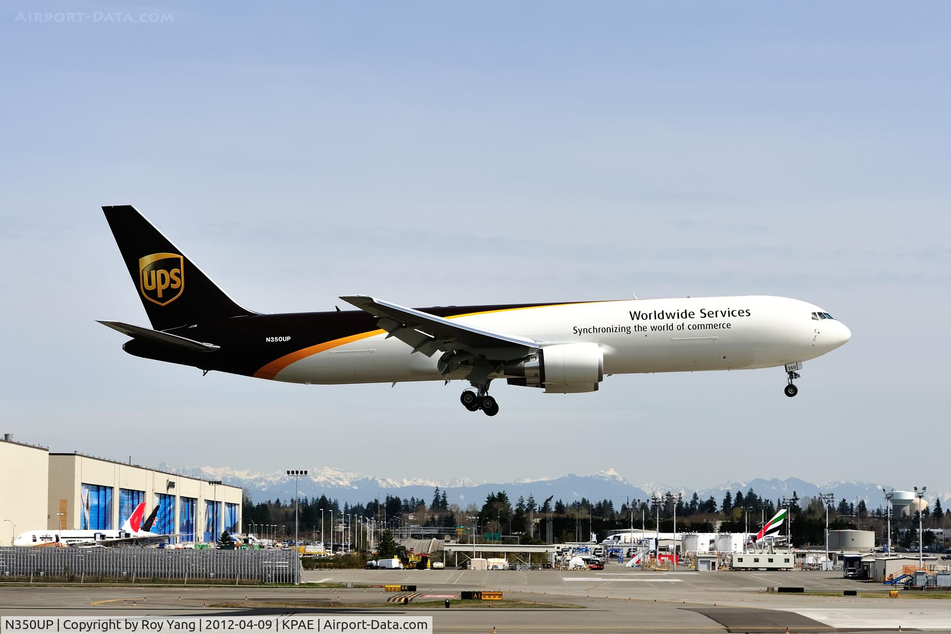 N350UP, 2012 Boeing 767-34AF C/N 37873, UPS 767 Freighter Flight Test