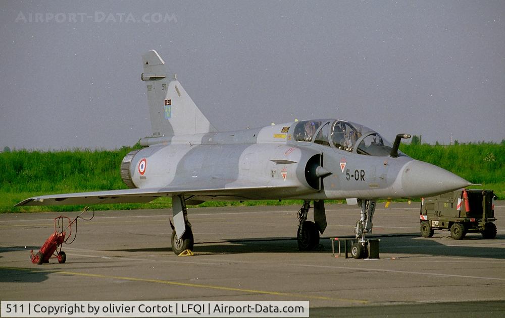 511, Dassault Mirage 2000B C/N 119, 5-OR code, Cambrai 1998