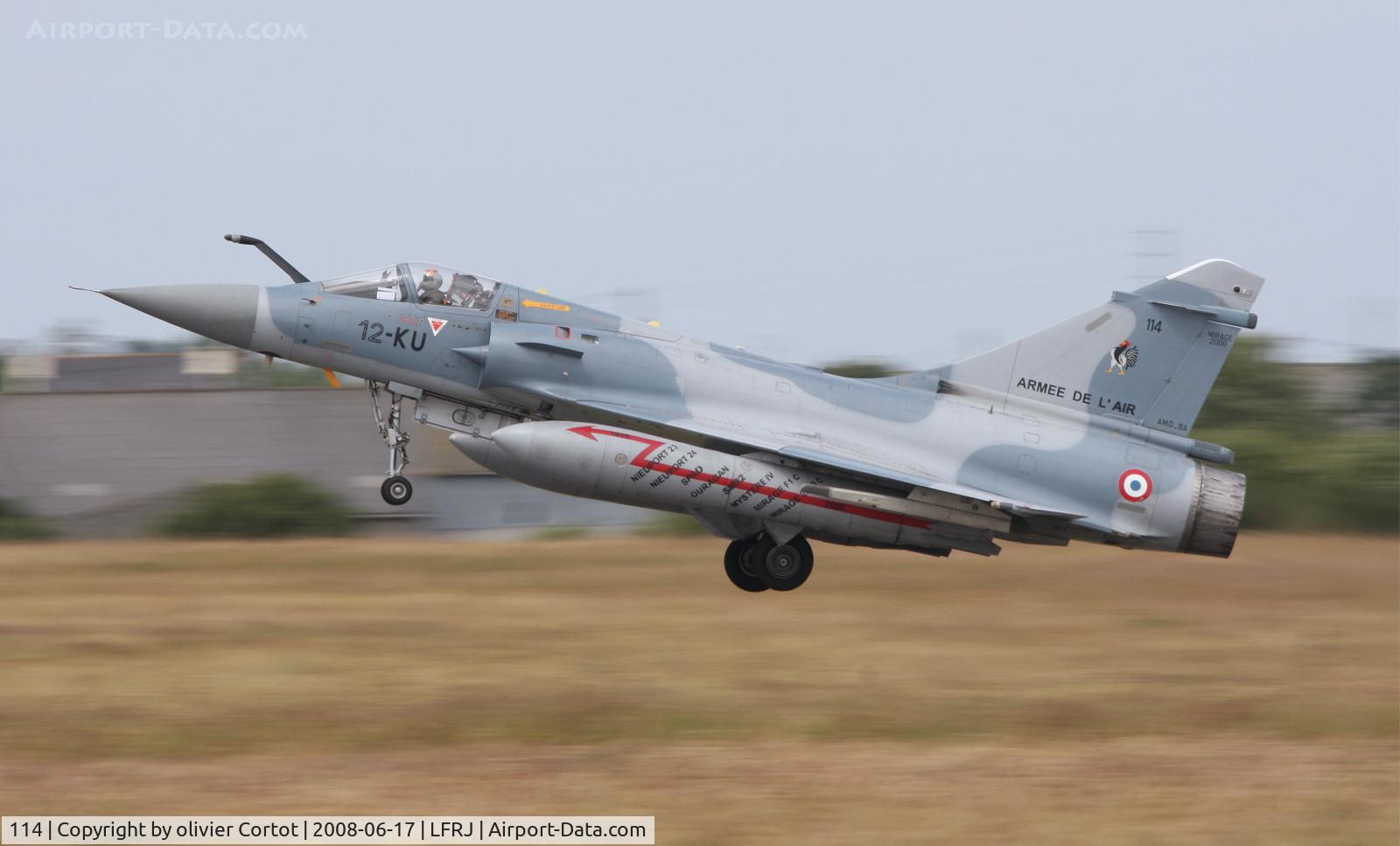 114, Dassault Mirage 2000C C/N 381, with special markings tanks